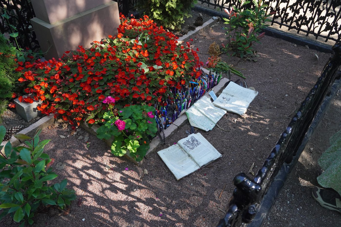 The grave of Hans Christian Andersen at Assistens Cemetery