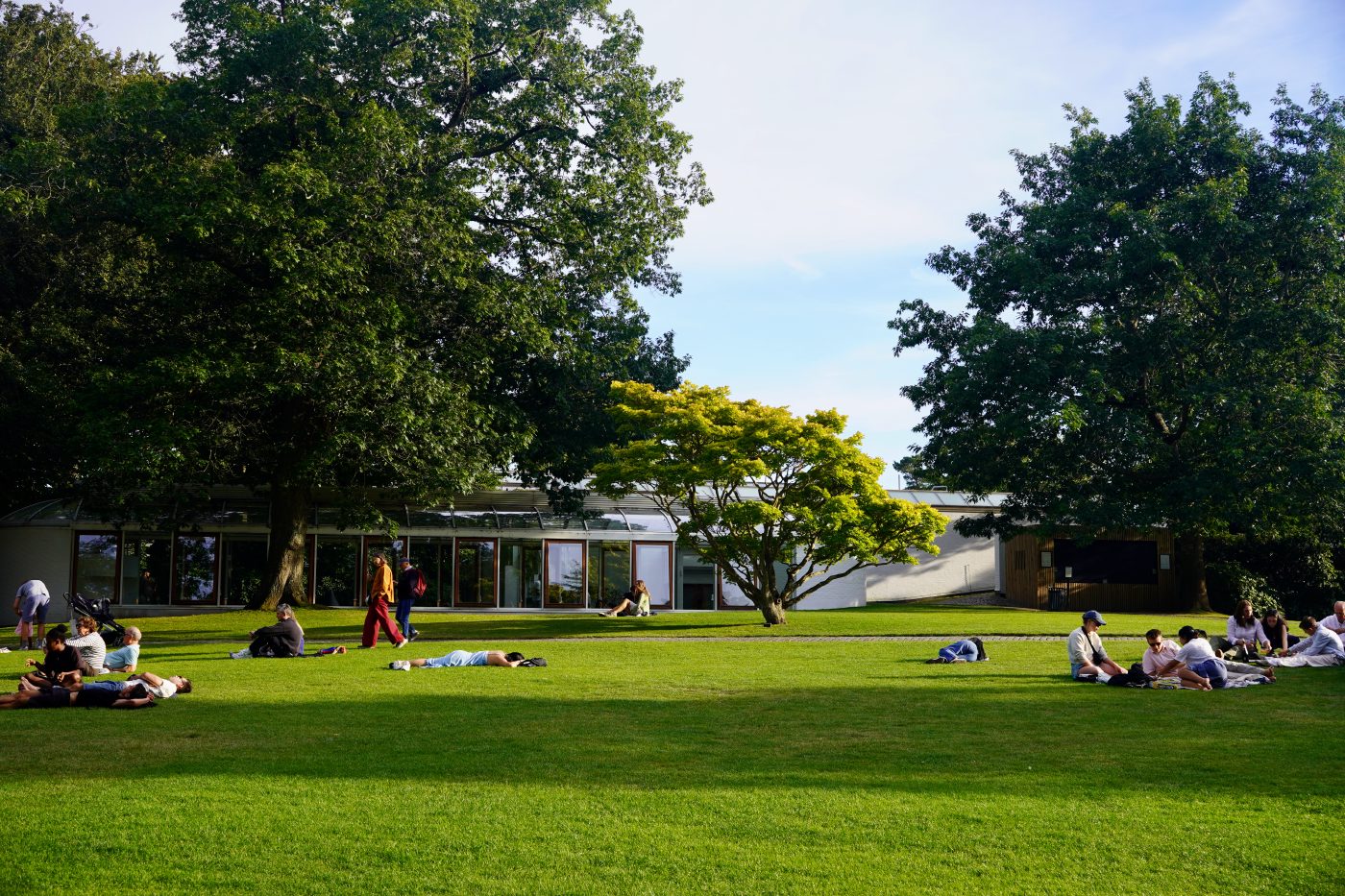 The sculpture park at Louisiana Museum