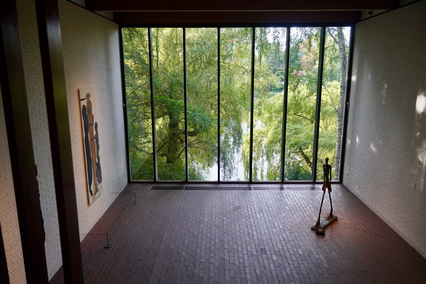 The famous Giacometti Gallery at Louisiana Museum