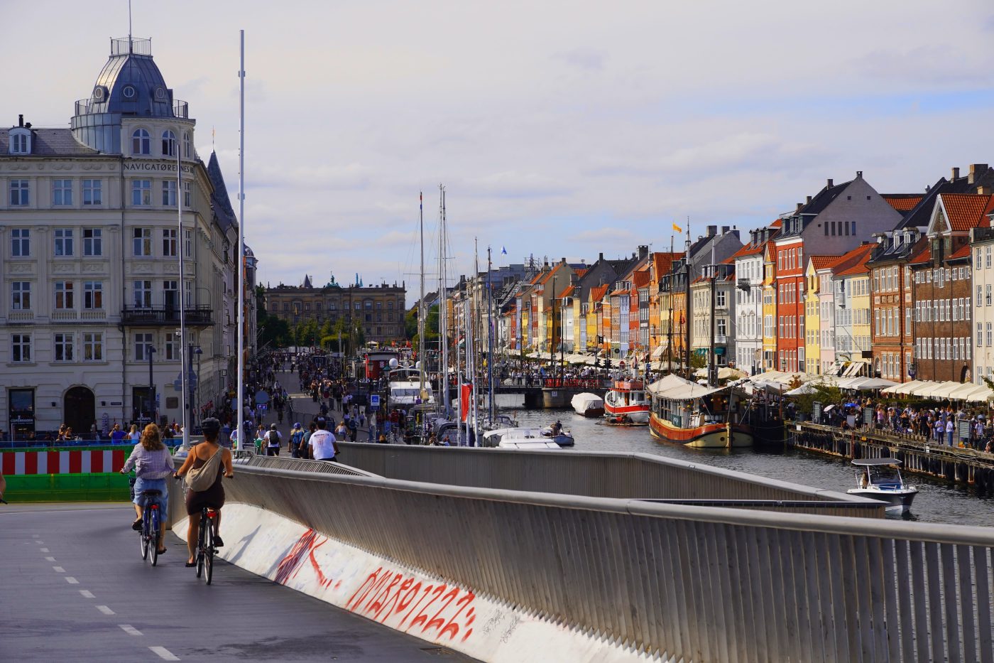 Nyhavn from the Inderhavnsbroen bridge